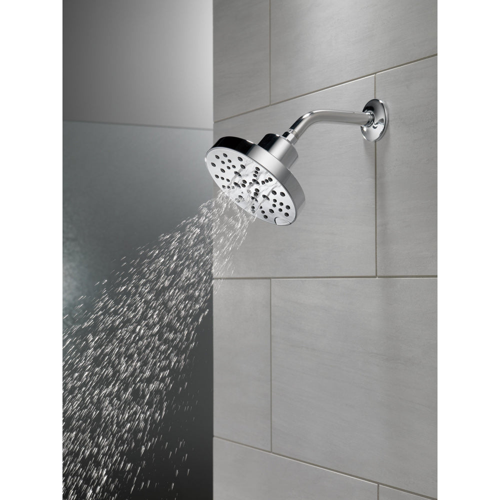 Delta Universal Showering H2Okinetic 5-Setting Contemporary Raincan Shower Head - 52668