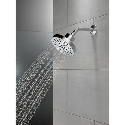 Delta Universal Showering H2Okinetic 5-Setting Contemporary Raincan Shower Head - 52668