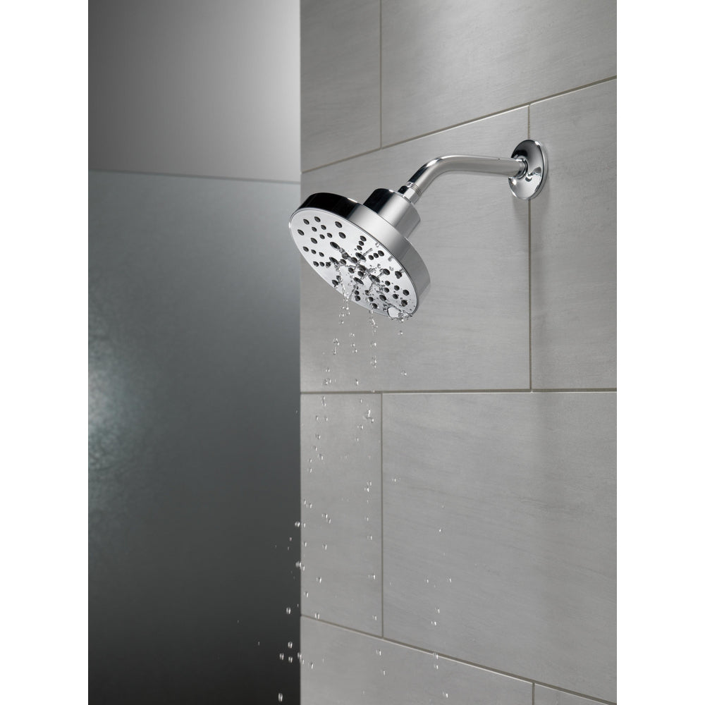 Delta Universal Showering H2Okinetic 5-Setting Contemporary Raincan Shower Head - 52668