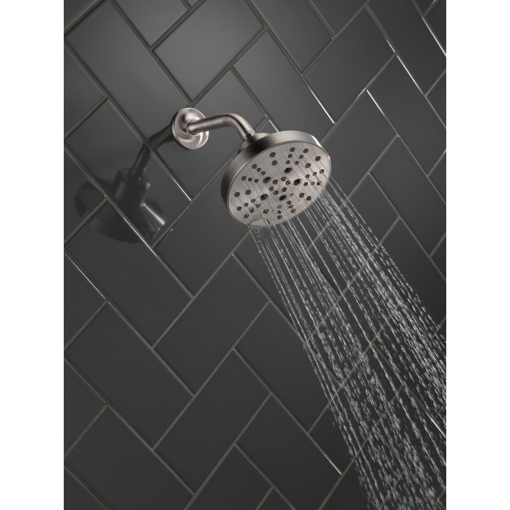 Delta Universal Showering H2Okinetic 5-Setting Contemporary Raincan Shower Head - 52668