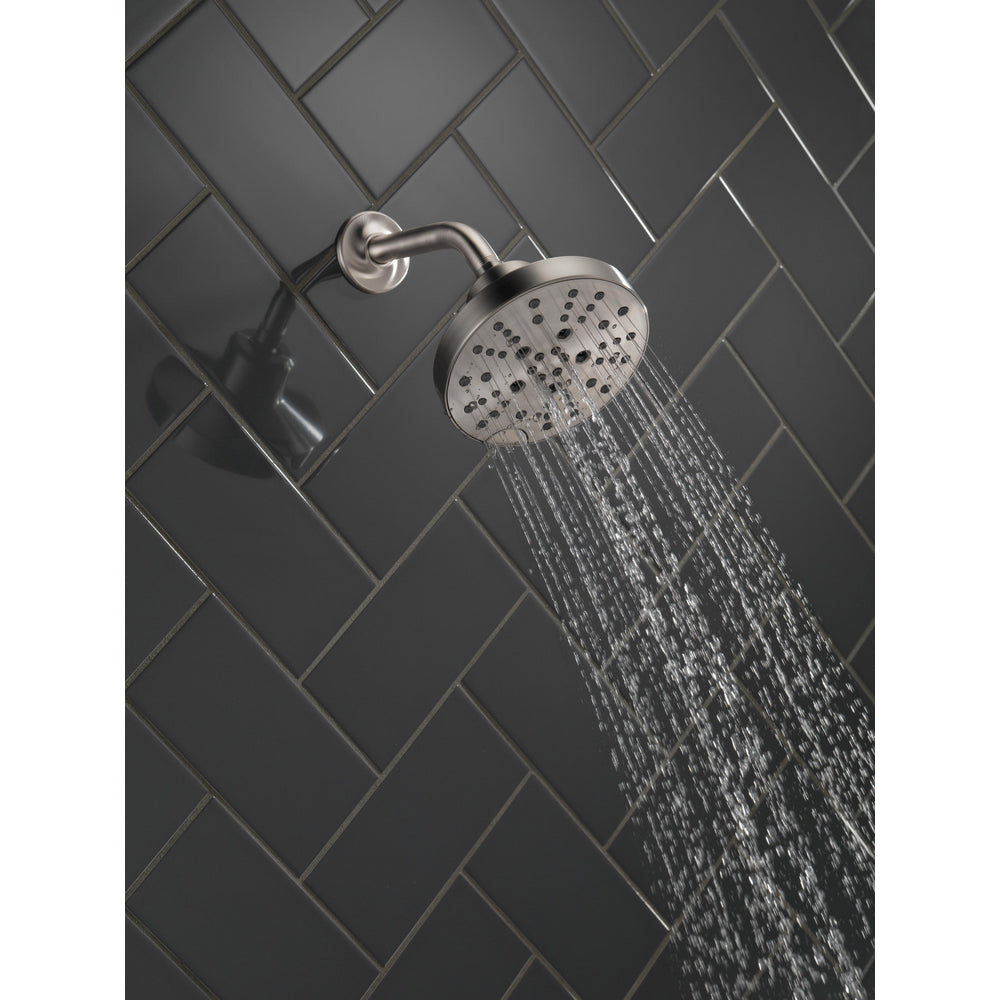 Delta Universal Showering H2Okinetic 5-Setting Contemporary Raincan Shower Head - 52668