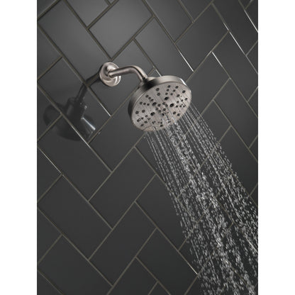 Delta Universal Showering H2Okinetic 5-Setting Contemporary Raincan Shower Head - 52668
