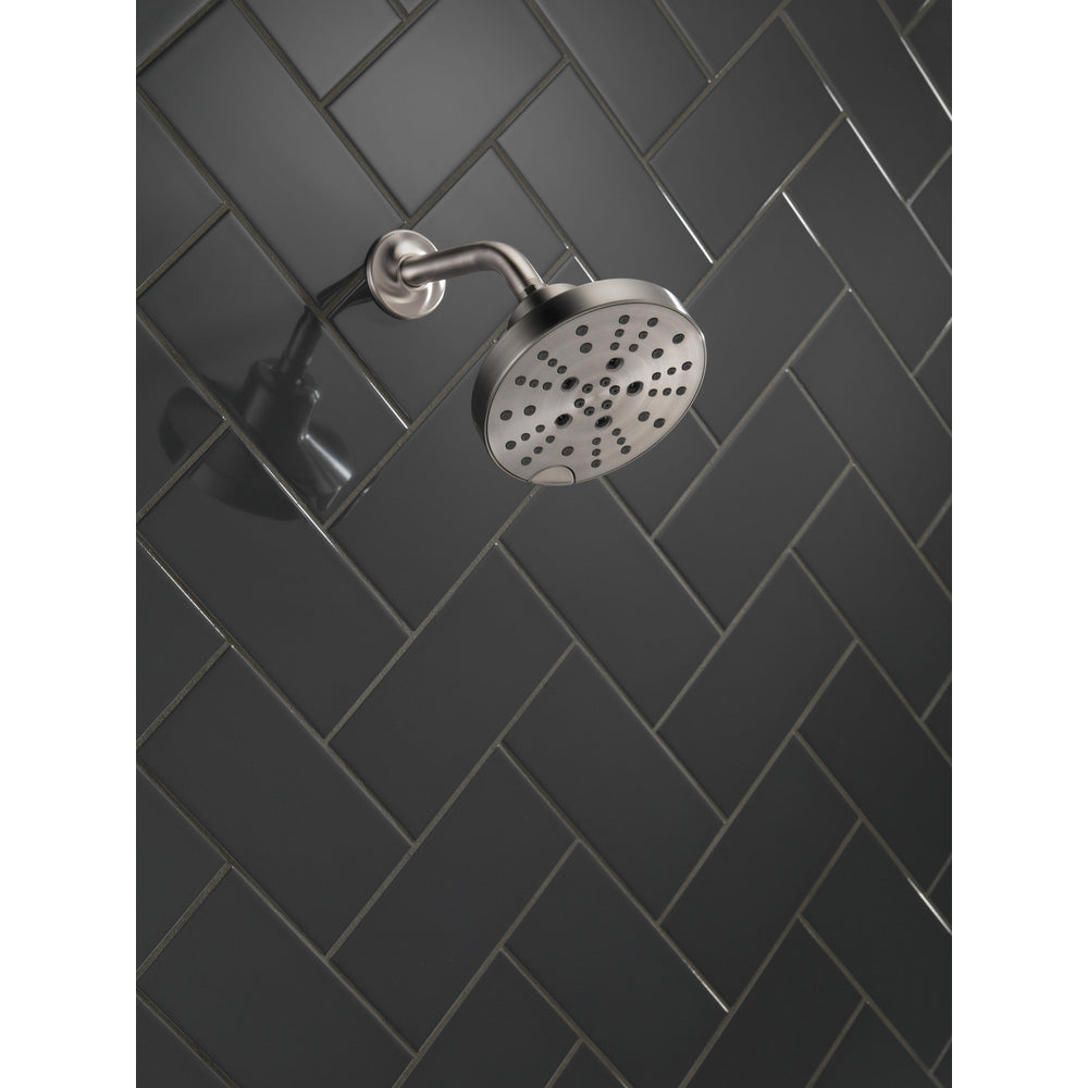 Delta Universal Showering H2Okinetic 5-Setting Contemporary Raincan Shower Head - 52668