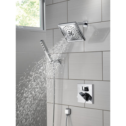 Delta Universal Showering H2Okinetic Single-Setting Adjustable Wall Mount Hand Shower - 55567