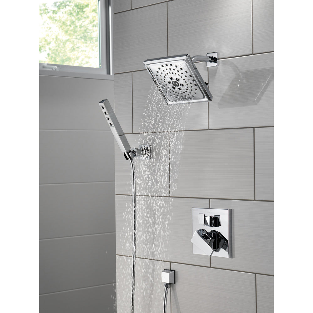Delta Universal Showering H2Okinetic Single-Setting Adjustable Wall Mount Hand Shower - 55567