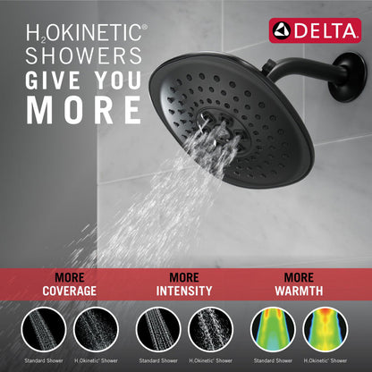 Pomme de douche pluie 3 réglages Delta Universal Showering H2Okinetic - 52686