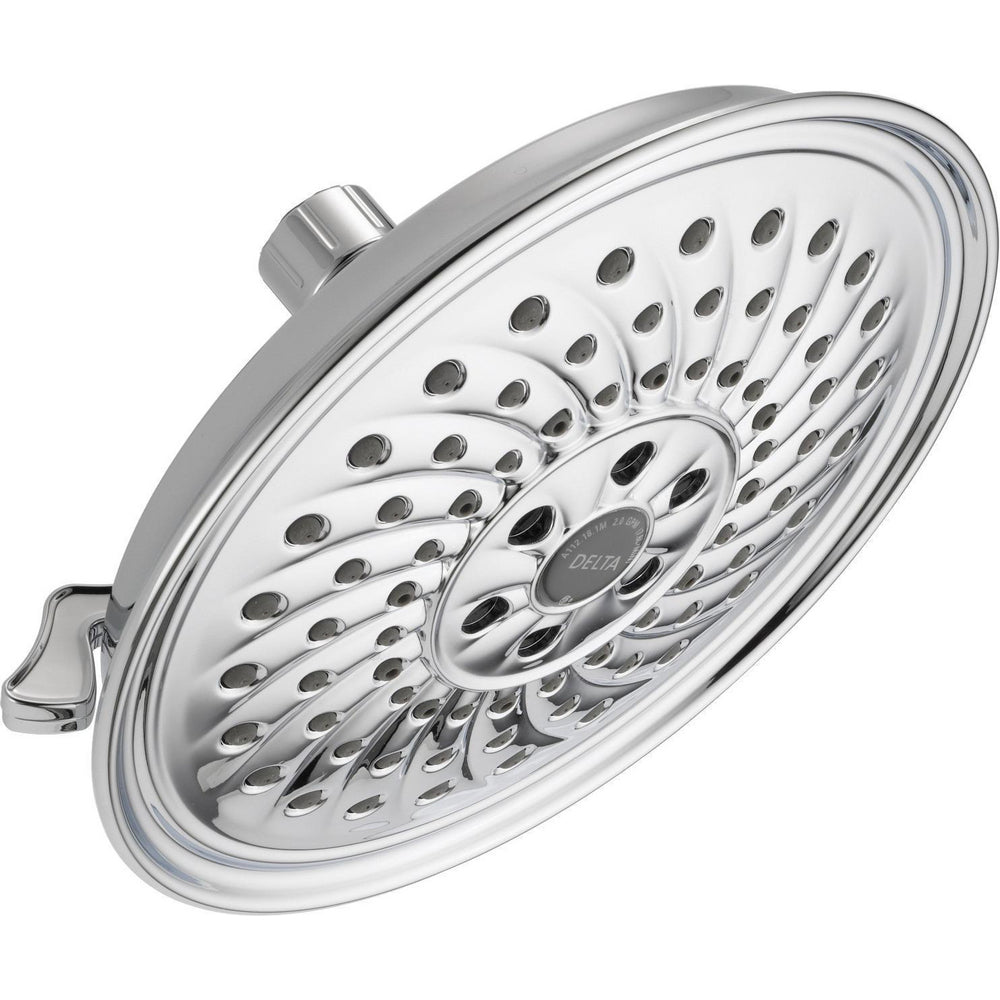 Delta Universal Showering Pomme de douche pluie 3 fonctions H2Okinetic de 8 po - 52687