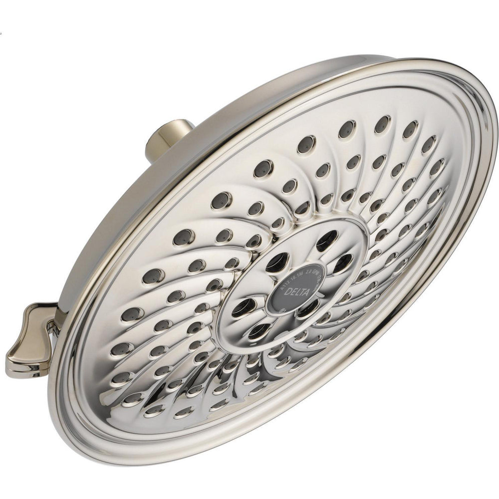 Delta Universal Showering Pomme de douche pluie 3 fonctions H2Okinetic de 8 po - 52687