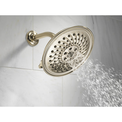 Delta Universal Showering Pomme de douche pluie 3 fonctions H2Okinetic de 8 po - 52687