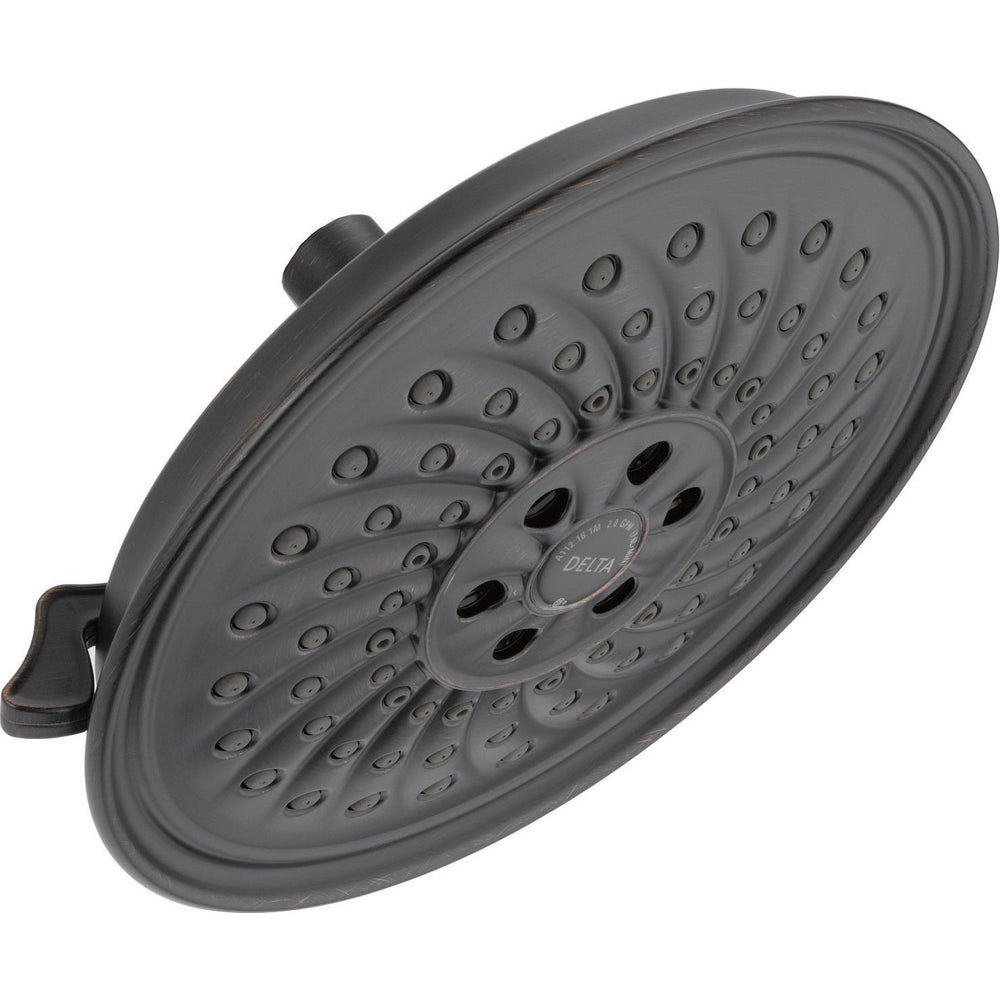 Delta Universal Showering Pomme de douche pluie 3 fonctions H2Okinetic de 8 po - 52687
