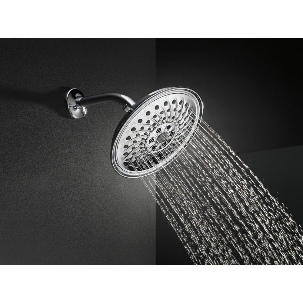 Delta Universal Showering Pomme de douche pluie 3 fonctions H2Okinetic de 8 po - 52687