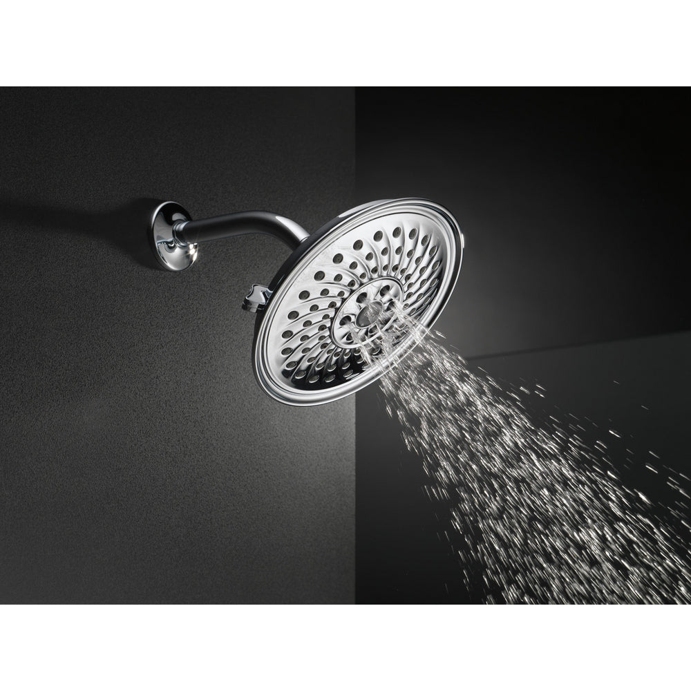 Delta Universal Showering Pomme de douche pluie 3 fonctions H2Okinetic de 8 po - 52687