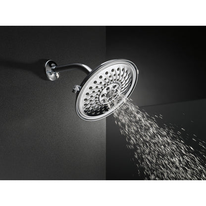 Delta Universal Showering Pomme de douche pluie 3 fonctions H2Okinetic de 8 po - 52687