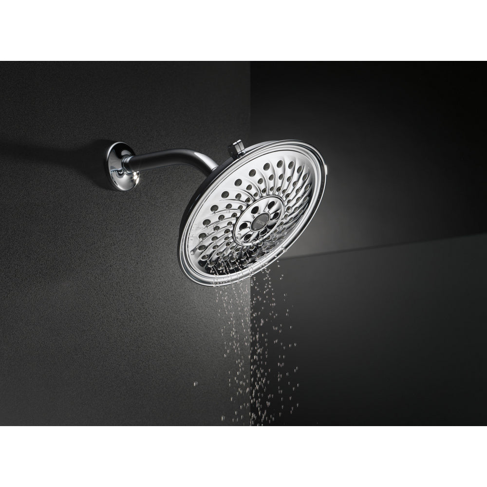 Delta Universal Showering Pomme de douche pluie 3 fonctions H2Okinetic de 8 po - 52687