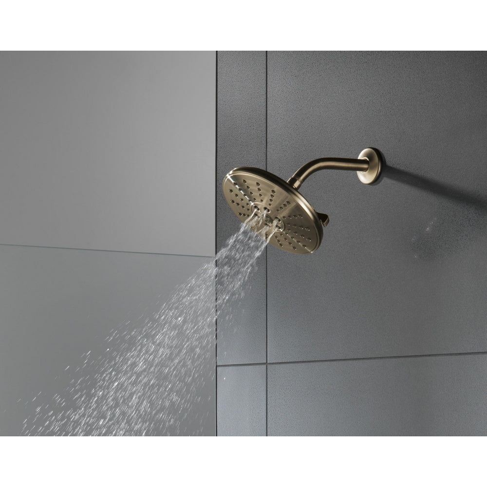 Pomme de douche pluie Delta Universal Showering H2Okinetic à 3 fonctions de 20 cm - 52688