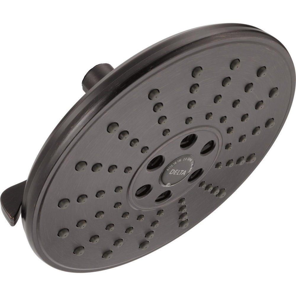 Pomme de douche pluie Delta Universal Showering H2Okinetic à 3 fonctions de 20 cm - 52688