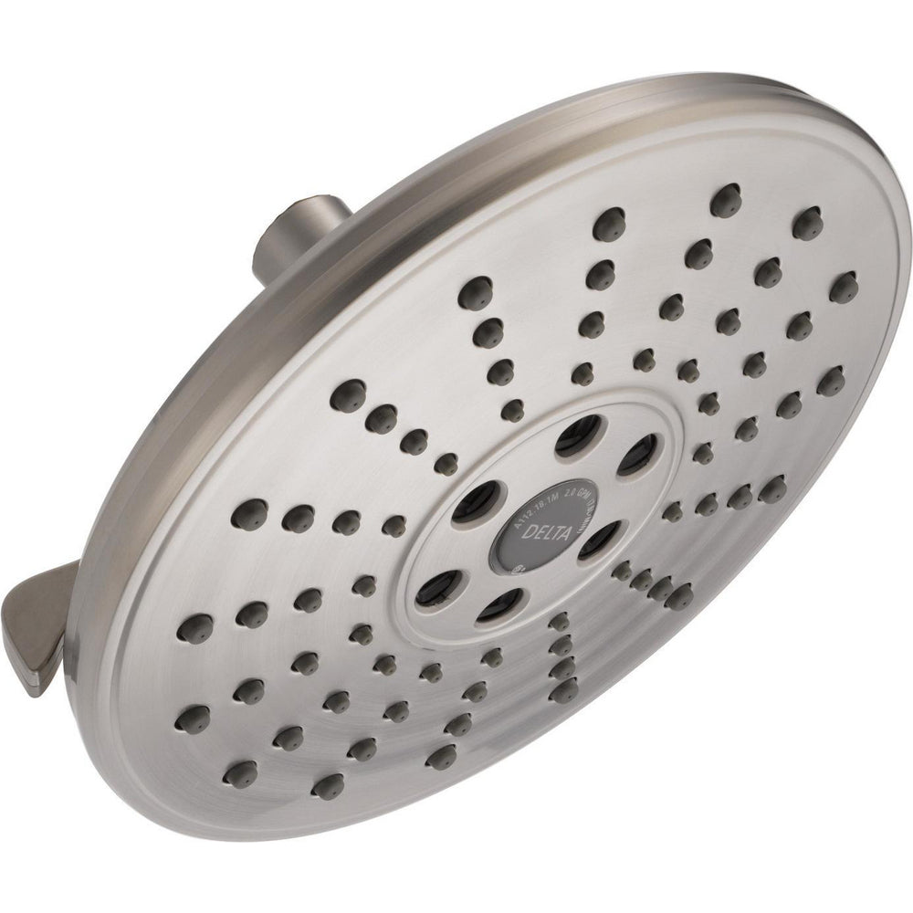 Pomme de douche pluie Delta Universal Showering H2Okinetic à 3 fonctions de 20 cm - 52688