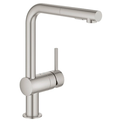 Grohe Minta Single-Handle Pull-Out Kitchen Faucet Dual Spray (1.75 gpm) - 30300