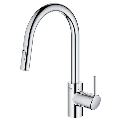Grohe Single-Handle Pull Down Kitchen Faucet Dual Spray 5.7 L/min (1.5 gpm) - 31349
