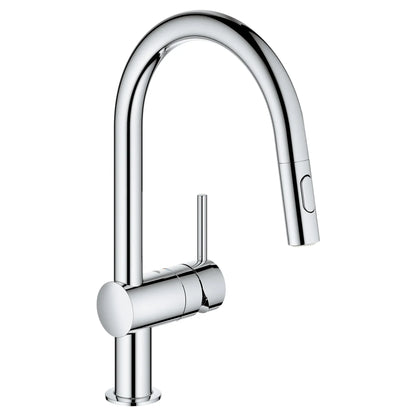 Grohe Minta Single-Handle Pull Down Kitchen Faucet Dual Spray 1.75 gpm - 31378
