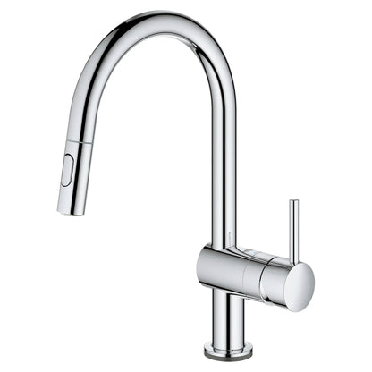 Grohe Minta Single-Handle Pull Down Kitchen Faucet Dual Spray 1.75 gpm - 31378