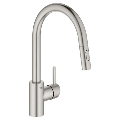 Grohe Concetto Single-Handle Pull Down Kitchen Faucet Dual Spray 1.75 GPM - 32665