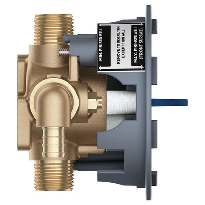 Grohe GrohSafe Pressure Balance Rough-In Valve 1/2" PEX Crimp (ASTM F1807) Elbow Inlets - 35115