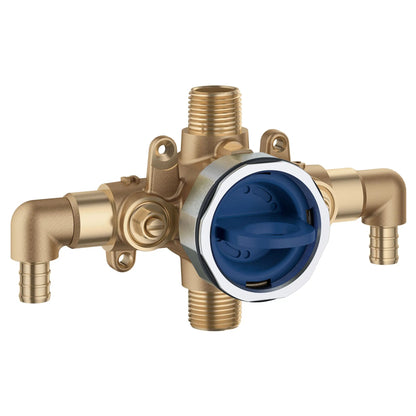 Grohe GrohSafe Pressure Balance Rough-In Valve 1/2" PEX Crimp (ASTM F1807) Elbow Inlets - 35115