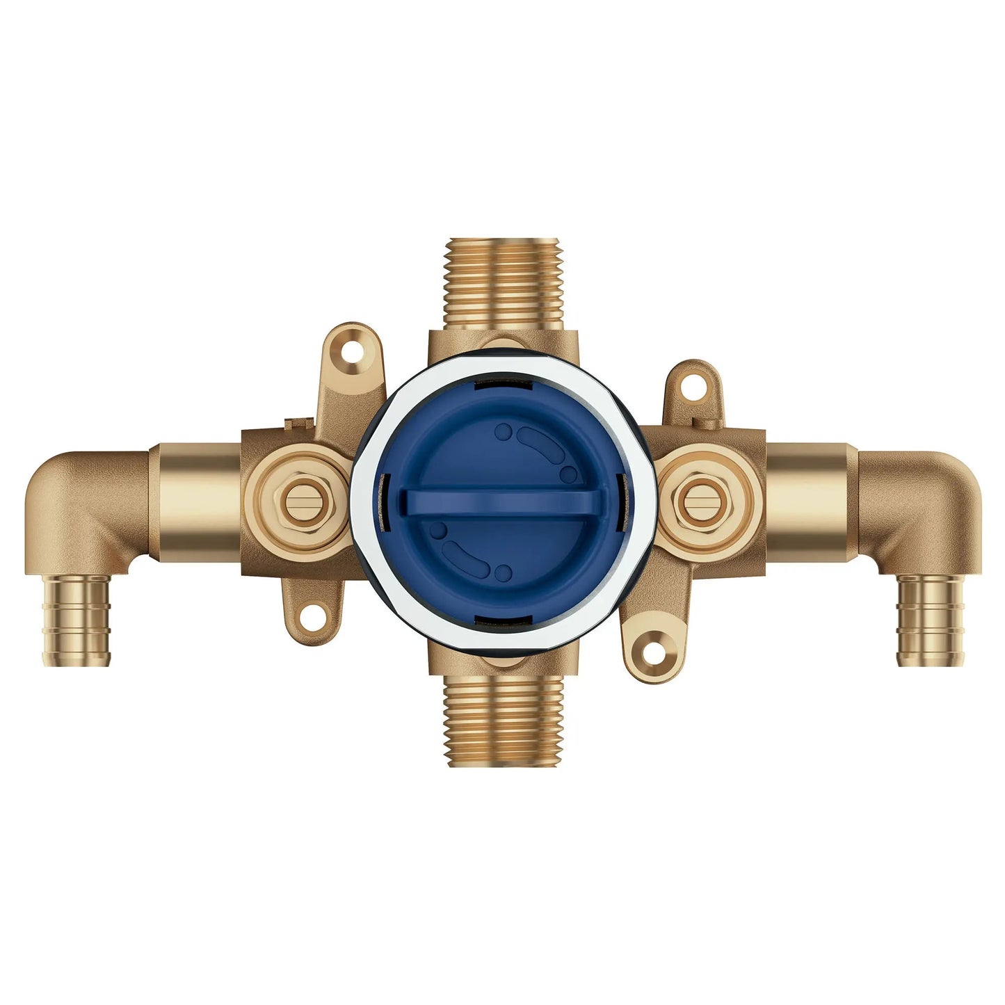 Grohe GrohSafe Pressure Balance Rough-In Valve 1/2" PEX Crimp (ASTM F1807) Elbow Inlets - 35115