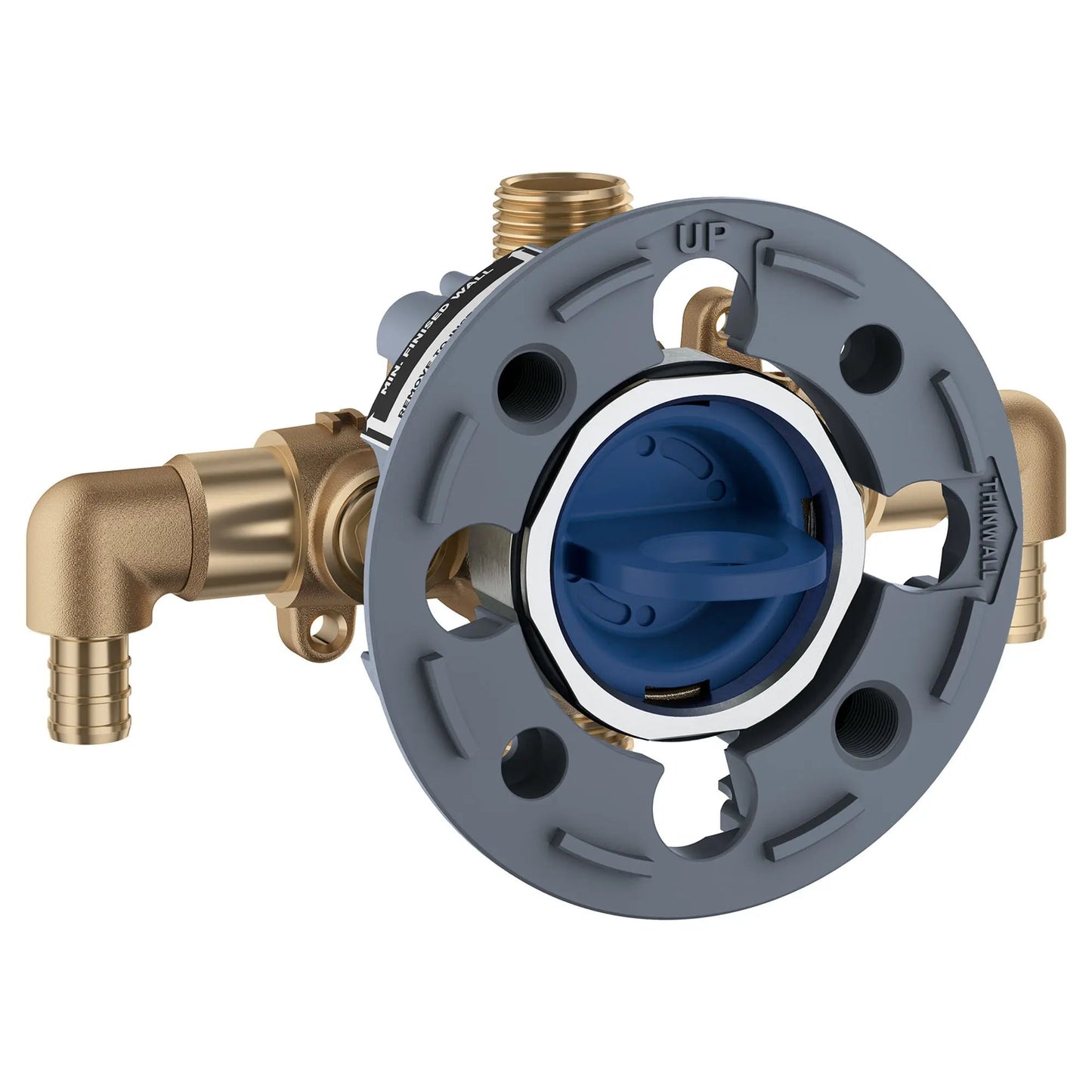 Grohe GrohSafe Pressure Balance Rough-In Valve 1/2" PEX Crimp (ASTM F1807) Elbow Inlets - 35115