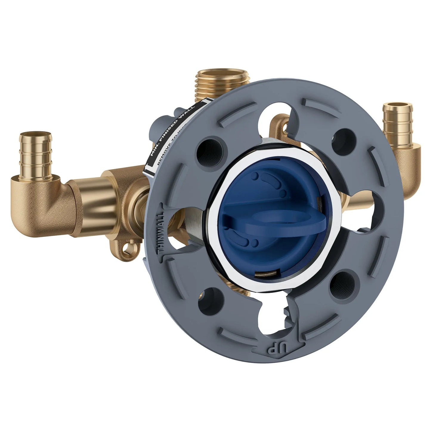 Grohe GrohSafe Pressure Balance Rough-In Valve 1/2" PEX Crimp (ASTM F1807) Elbow Inlets - 35115