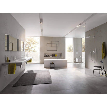 Grohe Lineare 4-Hole Single-Handle Deck Mount Roman Tub Faucet with (1.75 gpm) Hand Shower - 19577