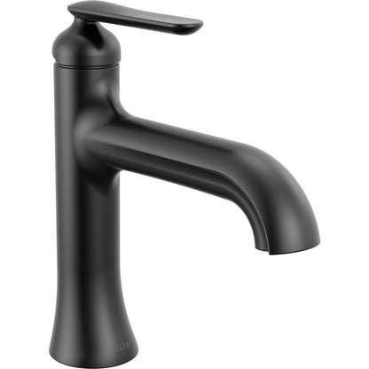 Delta 545 Bonacci Matte Black faucet (drain not included)