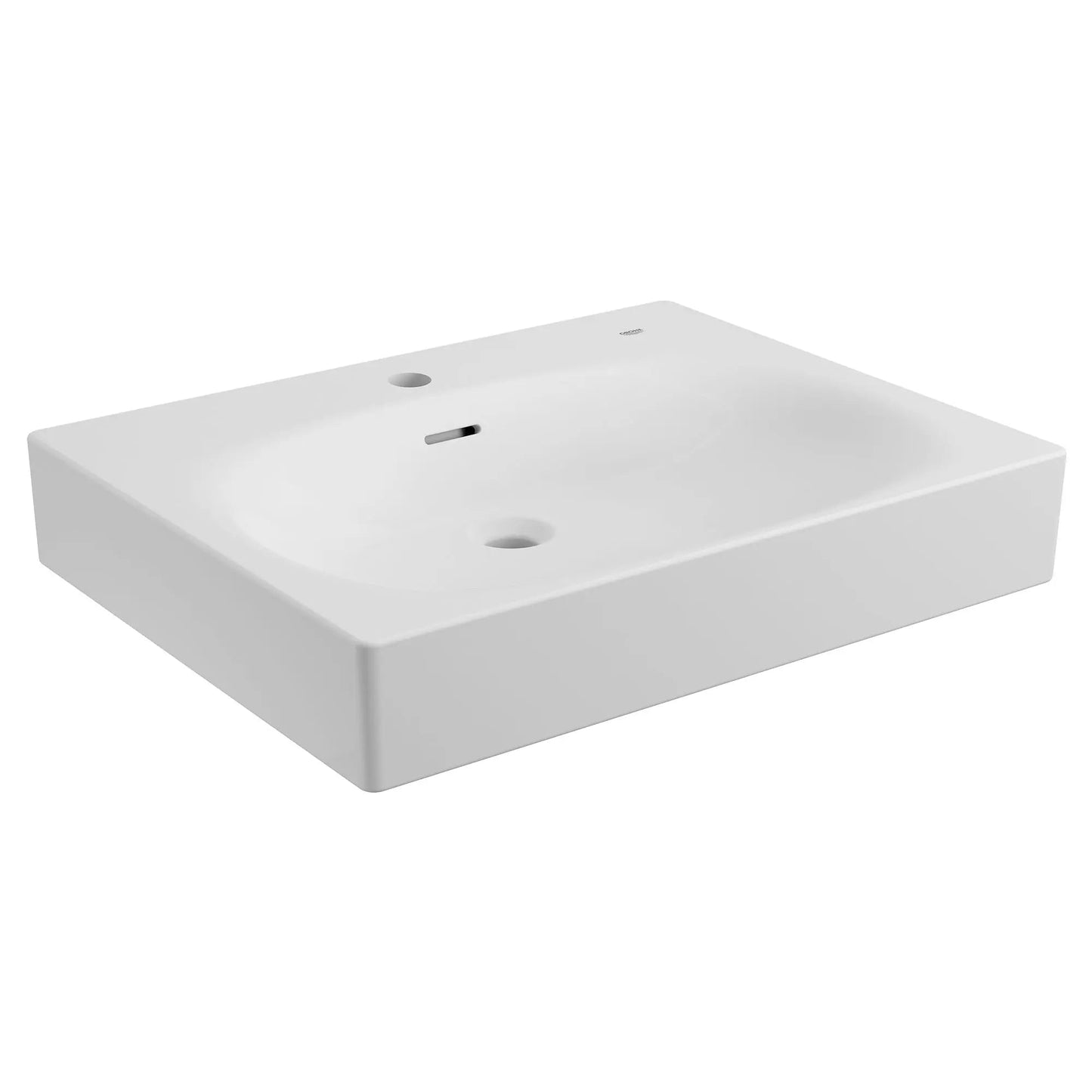 Grohe Eurocube Wall Mount 24" Bathroom Sink, 1-Hole - 39656