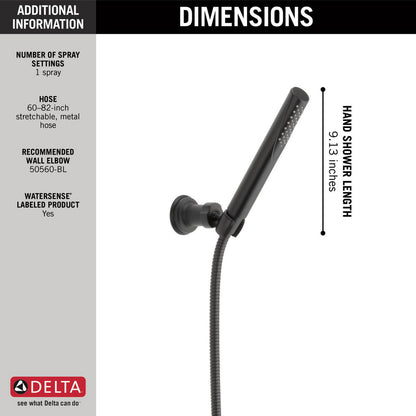 Delta Compel Premium Single-Setting Adjustable Wall Mount Hand Shower - 55085