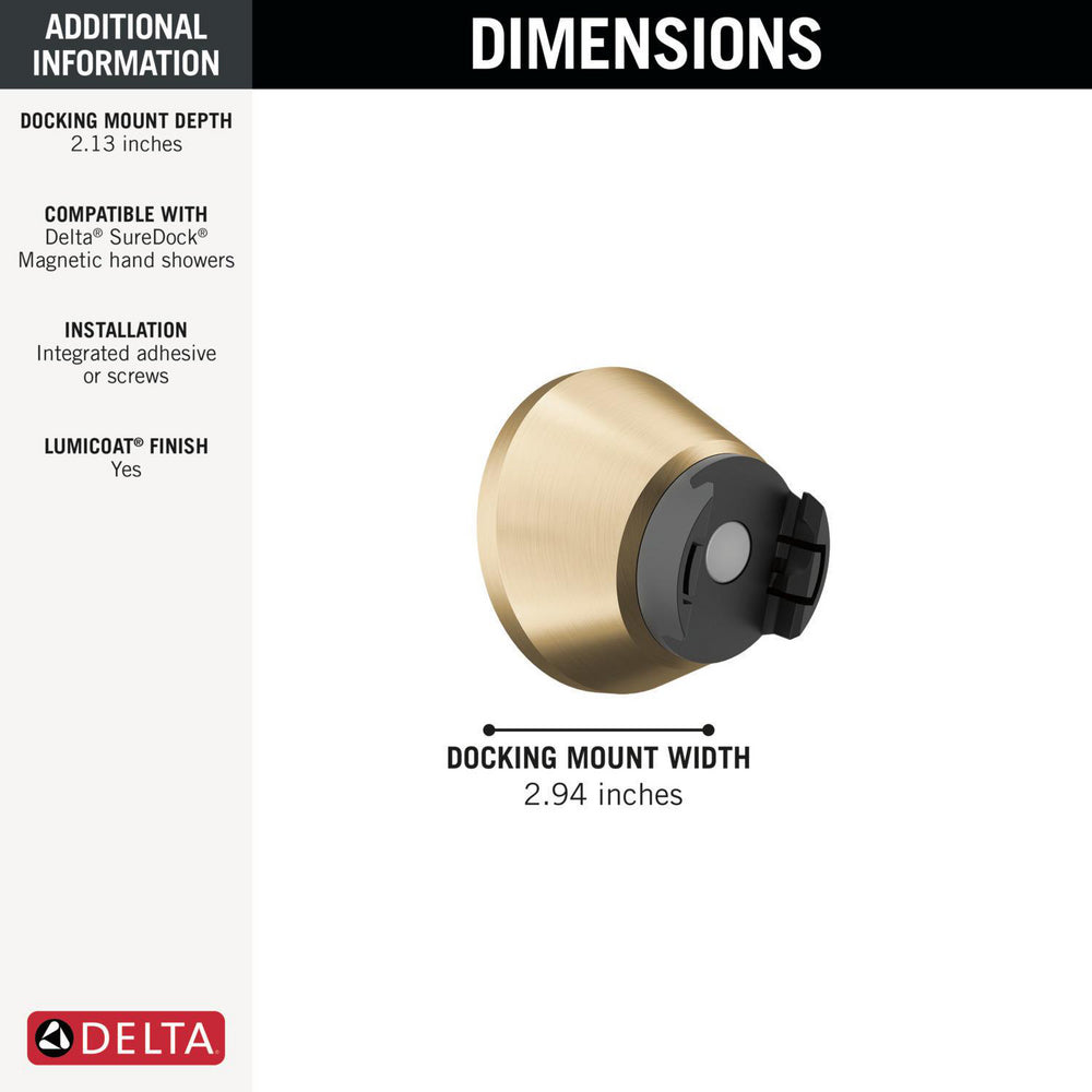 Delta SureDock Magnetic Docking Mount - 55100