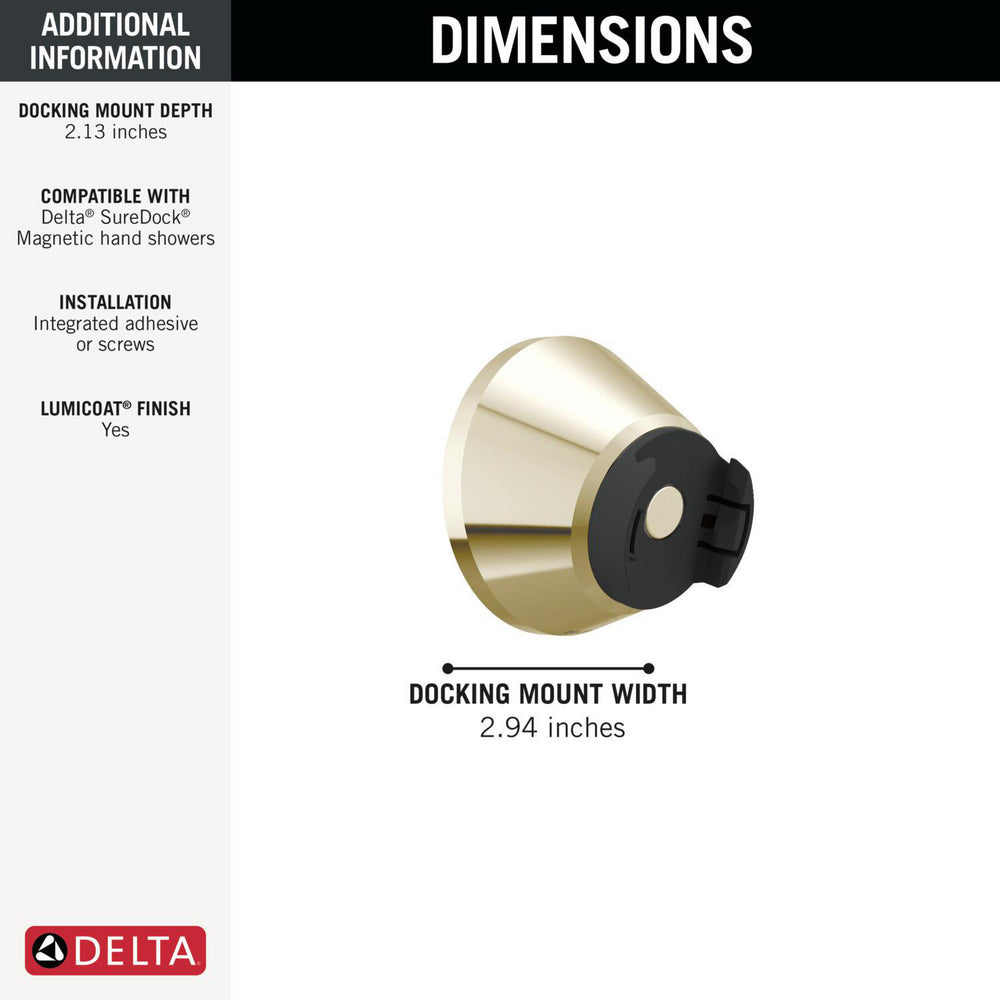 Delta SureDock Magnetic Docking Mount - 55100