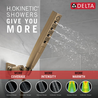 Delta H2Okinetic 4-Setting Wall Mount Hand Shower - 55140