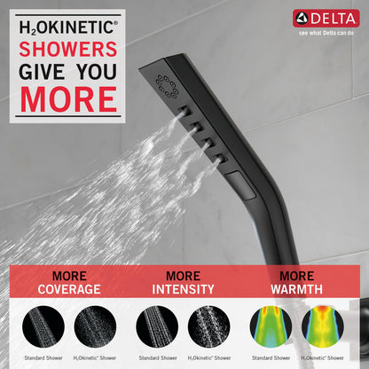 Douchette murale H2Okinetic Delta Universal Showring à 3 réglages - 55799