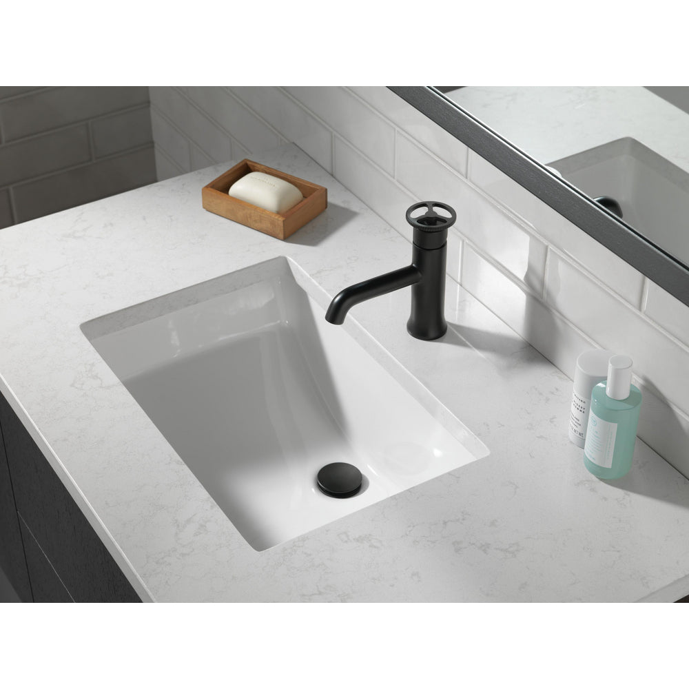 Robinet de salle de bain monotrou Delta Trinsic sans bonde - 558