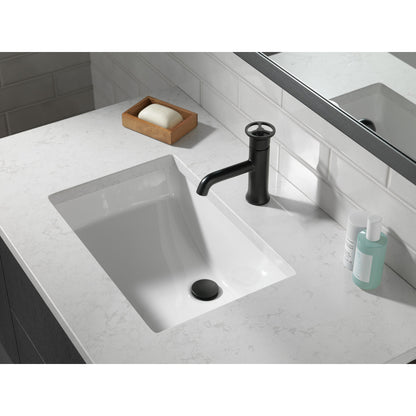 Robinet de salle de bain monotrou Delta Trinsic sans bonde - 558