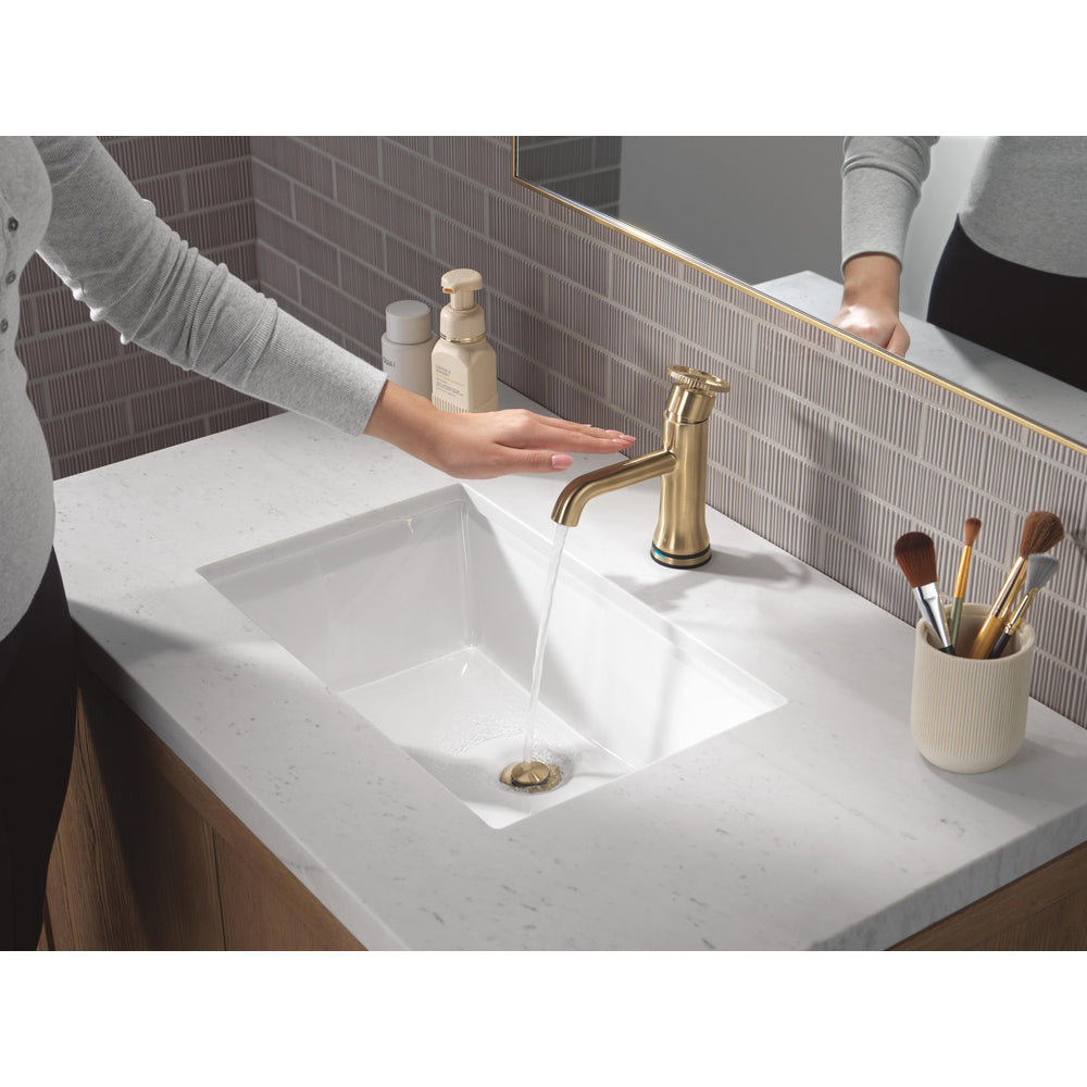 Robinet de salle de bain Delta Trinsic Touch2O avec technologie sans contact - 558T