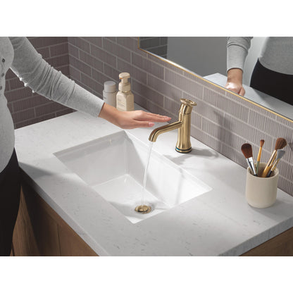 Robinet de salle de bain Delta Trinsic Touch2O avec technologie sans contact - 558T