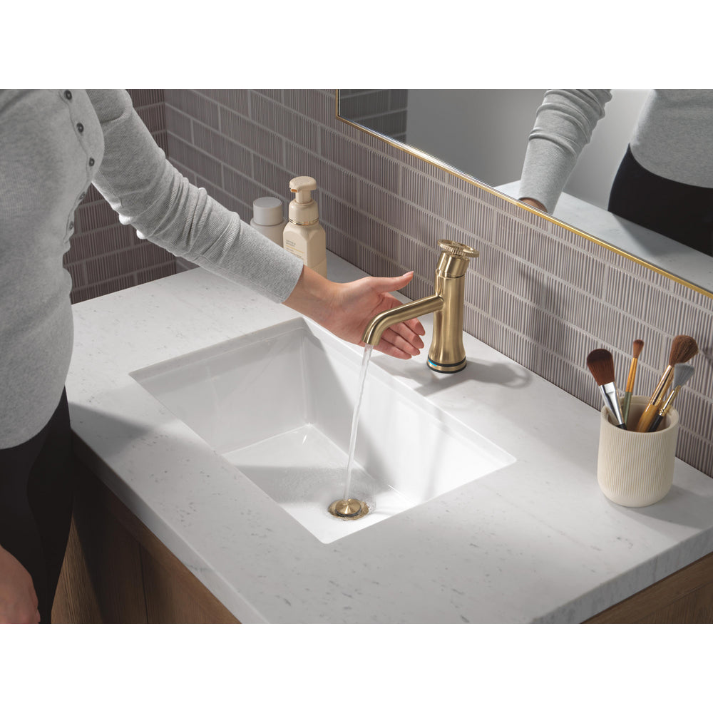 Robinet de salle de bain Delta Trinsic Touch2O avec technologie sans contact - 558T