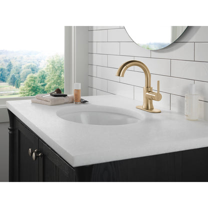 Robinet de salle de bain Delta Trinsic à poignée unique et douchette extractible - 559HAR