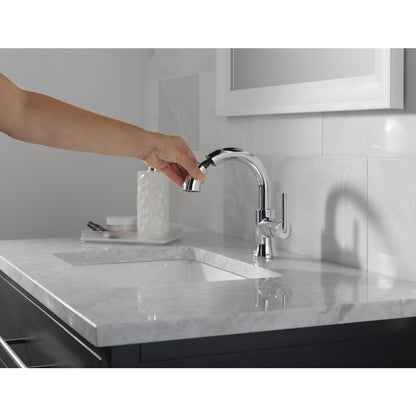 Robinet de salle de bain Delta Trinsic à poignée unique et douchette extractible - 559HAR
