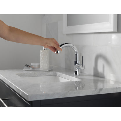 Robinet de salle de bain Delta Trinsic à poignée unique et douchette extractible - 559HAR