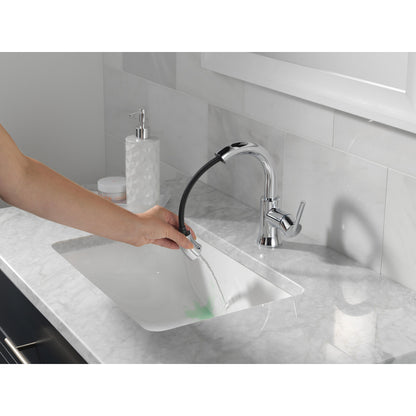 Robinet de salle de bain Delta Trinsic à poignée unique et douchette extractible - 559HAR