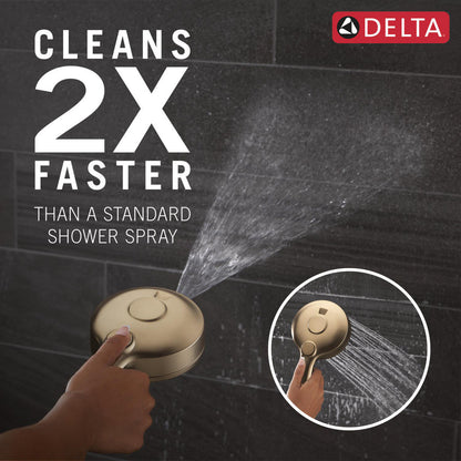 Douche universelle Delta HydroRain à 6 fonctions avec ProClean - 56000