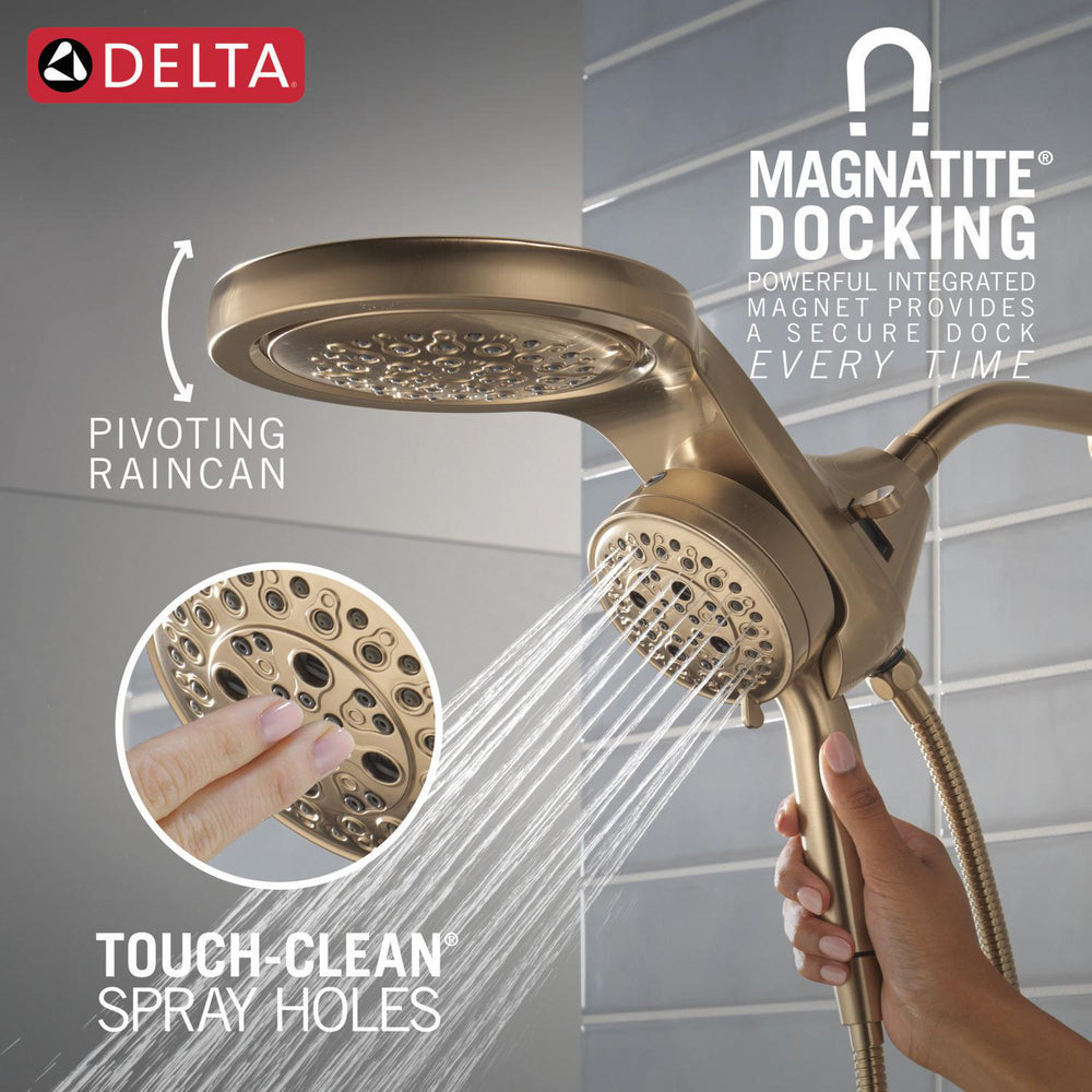 Delta Universal Showering HydroRain à 6 fonctions avec ProClean 1,75 GPM - 56000